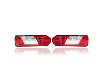 Tail Light Assembly - Compatible/Replacement for '15-22 Ford Transit (Exclude 350HD/Dual Rear Wheel) - Single Rear Wheel, Halogen - Pair, Left Driver + Right Passenger Set - CK4Z13404K, CK4Z13405G Tail Light Assembly - Compatible/Replacement for '15-22 Ford Transit (Exclude 350HD/Dual Rear Wheel) - Single Rear Wheel, Halogen - Pair, Left Driver + Right Passenger Set - CK4Z13404K, CK4Z13405G