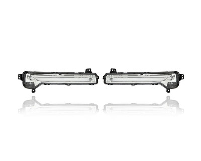 Turn Signal Light Assembly - Compatible/Replacement for '20-22 Lincoln Corsair, 21-22 Plug-In - LED, Front - Pair, Left Driver + Right Passenger Set - LJ7Z13K371A, LJ7Z13K371B Turn Signal Light Assembly - Compatible/Replacement for '20-22 Lincoln Corsair, 21-22 Plug-In - LED, Front - Pair, Left Driver + Right Passenger Set - LJ7Z13K371A, LJ7Z13K371B