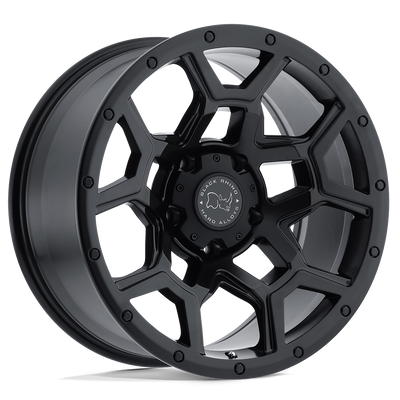 Overland - Cast Aluminum, Matte Black, 17X8, 5X4.5, 35mm, 195338008825