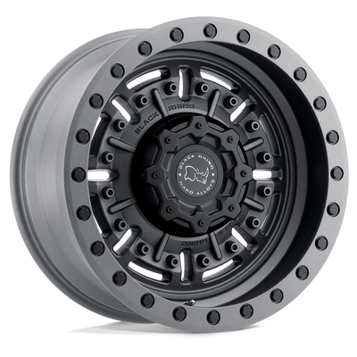 Abrams - Cast Aluminum, Textured Matte Gunmetal, 17X8.5, 6X5.5, -18mm, 194933157761 Abrams - Cast Aluminum, Textured Matte Gunmetal, 17X8.5, 6X5.5, -18mm, 194933157761