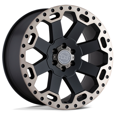 Warlord - Cast Aluminum, Matte Black With Machined Dark Tint, 18X9, 5X5.5, 0mm, 195338020124 Warlord - Cast Aluminum, Matte Black With Machined Dark Tint, 18X9, 5X5.5, 0mm, 195338020124