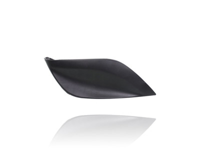 Fog Light Cover For NI1038133 15-19 Nissan Versa Sedan - Left Hand - Driver, Without Hole, Matte Black Textured