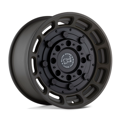 Warthog - Cast Aluminum, Matte Olive Dab Green With Black Center, 20X9.5, 6X5.5, 12mm, 194933156511