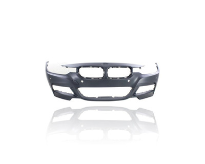 Bumper Cover - Compatible/Replacement for '13-19 BMW 3-Series M-Sport - Front, Primed With 6x Sensor/Camera Hole, Without Headlight Washer Hole - 51118067955 Bumper Cover - Compatible/Replacement for '13-19 BMW 3-Series M-Sport - Front, Primed With 6x Sensor/Camera Hole, Without Headlight Washer Hole - 51118067955