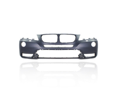 Bumper Cover - Compatible/Replacement for '11-14 BMW X3 Base - Front, Primed With Headlight Washer Hole - 51117261188 CAPA Bumper Cover - Compatible/Replacement for '11-14 BMW X3 Base - Front, Primed With Headlight Washer Hole - 51117261188 CAPA