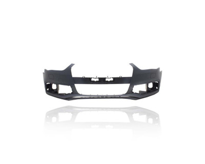 Bumper Cover - Compatible/Replacement for '13-16 Audi A4/S4 Sedan S-Line - Front, Primed With Headlight Washer Hole, Without Sensor Hole - 8K0807065EGRU Bumper Cover - Compatible/Replacement for '13-16 Audi A4/S4 Sedan S-Line - Front, Primed With Headlight Washer Hole, Without Sensor Hole - 8K0807065EGRU