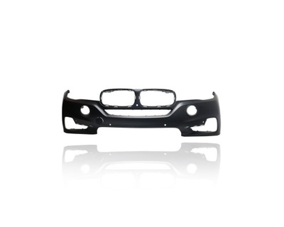 Bumper Cover - Compatible/Replacement for '14-18 BMW X5 Base - Front, Primed With 6x Sensor/Headlight Washer/Camera Hole, Without Foglight Bracket Hole - 51117378555 Bumper Cover - Compatible/Replacement for '14-18 BMW X5 Base - Front, Primed With 6x Sensor/Headlight Washer/Camera Hole, Without Foglight Bracket Hole - 51117378555