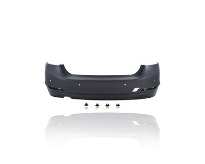 Bumper Cover - Compatible/Replacement for '12-15 BMW 320i/328d Sedan Base - Rear, Primed With Sensor Hole, Without Trim Molding Hole - 51127312727 Bumper Cover - Compatible/Replacement for '12-15 BMW 320i/328d Sedan Base - Rear, Primed With Sensor Hole, Without Trim Molding Hole - 51127312727