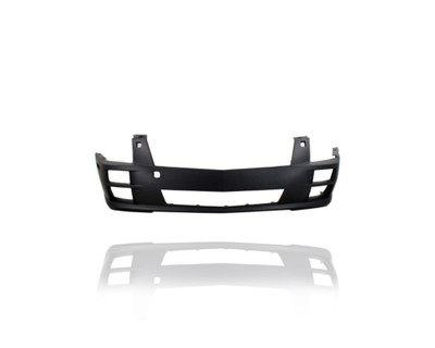 Bumper Cover - Compatible/Replacement for '08-11 Cadillac STS - Front, Primed With Headlamp Washer - 19178893
