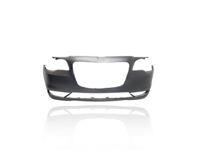 Bumper Cover - Compatible/Replacement for '15-22 Chrysler 300 Sedan S/C/Limited/Platinum-Only (HID/Xenon Model) - Front, Primed With Sensor Hole - 5PN42TZZAE