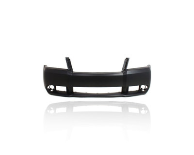 Bumper Cover - Compatible/Replacement for '08-10 Dodge Avenger - Front, Primed Black With Fog Lamp Hole - 68004697AA