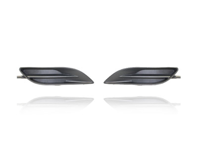 Fog Light Cover For 06-10 Toyota Sienna - Front Grille On Bumper, Pair Both Left Right Set - 52127AE020, 52128AE020 Fog Light Cover For 06-10 Toyota Sienna - Front Grille On Bumper, Pair Both Left Right Set - 52127AE020, 52128AE020