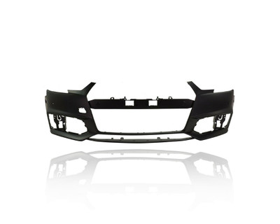 Bumper Cover - Compatible/Replacement for '17-19 Audi A4/S4 Sedan S-Line - Front, Primed With 2x Sensor Hole, Without Headlight Washer Hole - 8W0807065SGRU CAPA Bumper Cover - Compatible/Replacement for '17-19 Audi A4/S4 Sedan S-Line - Front, Primed With 2x Sensor Hole, Without Headlight Washer Hole - 8W0807065SGRU CAPA