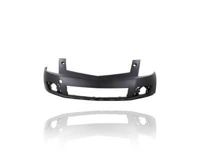 Bumper Cover - Compatible/Replacement for '13-16 Cadillac SRX - Front Upper, Primed With Headlight Washer Hole, Without Park Aid Hole - 22762885