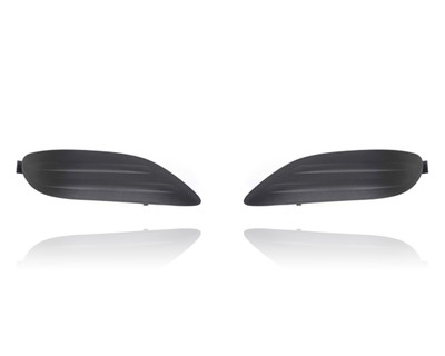 Fog Light Cover For 5212702170, 5212802200 05-08 Toyota Corolla - On Bumper Cover, Pair Left Driver + Right Passenger Set Fog Light Cover For 5212702170, 5212802200 05-08 Toyota Corolla - On Bumper Cover, Pair Left Driver + Right Passenger Set