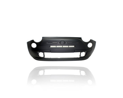 Bumper Cover - Compatible/Replacement for '12-17 Fiat 500/C/E-Hybrid/Convertible Pop - Front, Primed Without Chrome Insert Hole - 1RZ45TZZAC Bumper Cover - Compatible/Replacement for '12-17 Fiat 500/C/E-Hybrid/Convertible Pop - Front, Primed Without Chrome Insert Hole - 1RZ45TZZAC