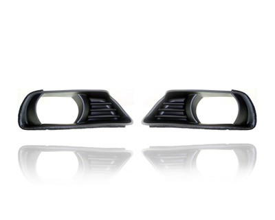 Fog Light Cover For 07-09 Toyota Camry-SE/XLE/Limited - Pair, Left Driver + Right Passenger Set - 5212706040, 5212806040 Fog Light Cover For 07-09 Toyota Camry-SE/XLE/Limited - Pair, Left Driver + Right Passenger Set - 5212706040, 5212806040