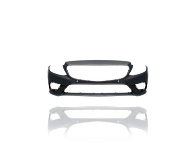 Bumper Cover - Compatible/Replacement for '19-21 Mercedes-Benz C300 Sedan, 19-23 Coupe/Convertible Base/Luxury - Front, Primed With Camera Hole, Without Sensor Hole - 20588091029999 CAPA Bumper Cover - Compatible/Replacement for '19-21 Mercedes-Benz C300 Sedan, 19-23 Coupe/Convertible Base/Luxury - Front, Primed With Camera Hole, Without Sensor Hole - 20588091029999 CAPA
