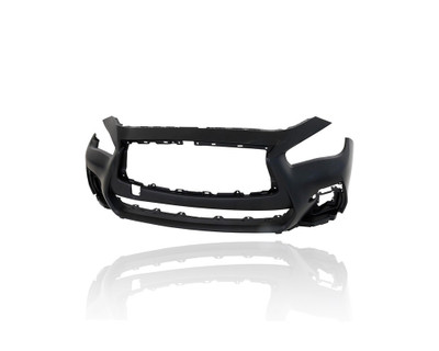 Bumper Cover - Compatible/Replacement for '18-23 Infiniti Q50 Sport/Red 400 - Front, Primed Without Sensor Hole - 620226HJ0H Bumper Cover - Compatible/Replacement for '18-23 Infiniti Q50 Sport/Red 400 - Front, Primed Without Sensor Hole - 620226HJ0H