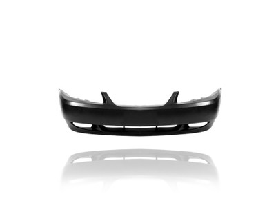 Bumper Cover - Compatible/Replacement for '99-04 Ford Mustang GT - Front, Primed With Rectangular Fog Lamp Hole - YR3Z17D957GA CAPA Bumper Cover - Compatible/Replacement for '99-04 Ford Mustang GT - Front, Primed With Rectangular Fog Lamp Hole - YR3Z17D957GA CAPA