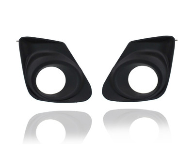 Fog Light Cover For 11-13 Toyota Corolla-LE/S/XRS - Pair, Left Driver + Right Passenger Set - 8148102210, 8148202200 Fog Light Cover For 11-13 Toyota Corolla-LE/S/XRS - Pair, Left Driver + Right Passenger Set - 8148102210, 8148202200