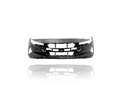 Bumper Cover - Compatible/Replacement for '21-23 Hyundai Elantra Sedan SE/SEL (USA-Built) - Front, Primed Without Lower Chrome Trim Hole - 86511AB000 CAPA Bumper Cover - Compatible/Replacement for '21-23 Hyundai Elantra Sedan SE/SEL (USA-Built) - Front, Primed Without Lower Chrome Trim Hole - 86511AB000 CAPA