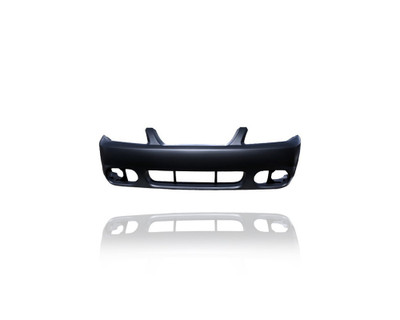 Bumper Cover - Compatible/Replacement for '03-04 Ford Mustang Cobra - Front, Primed With Round Fog Lamp Hole - 2R3Z17D957BA