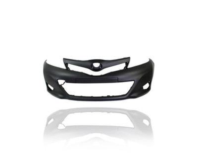 Bumper Cover - Compatible/Replacement for '12-14 Toyota Yaris Hatchback L/LE (Japan-Built) Standard - Front, Primed - 5211952965 CAPA Bumper Cover - Compatible/Replacement for '12-14 Toyota Yaris Hatchback L/LE (Japan-Built) Standard - Front, Primed - 5211952965 CAPA