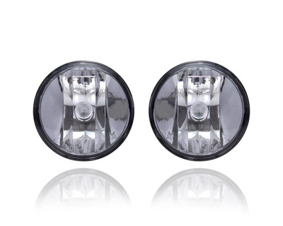 Fog Light Assembly For GM2590104; FO2590111 07-15 Chevrolet Yukon/Avalanche/Tahoe/Suburban/Acadia/Sierra-1500, 15-19 GMC Canyon/Sierra Without Off Road Package - Pair Left and Right, With Black-Trim