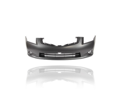 Bumper Cover - Compatible/Replacement for '10-12 Nissan Sentra SL - Front, Primed With Fog Lamp Hole - 62022ZT50J CAPA Bumper Cover - Compatible/Replacement for '10-12 Nissan Sentra SL - Front, Primed With Fog Lamp Hole - 62022ZT50J CAPA