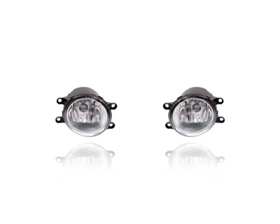 Fog Light Assembly For 10-13 Toyota 4Runner, 11-20 Sienna, 11-15 Avalon, 11-15 Lexus IS250/350, 12-20 Tacoma, 11-13 CT200h, 12-14 Prius-V - Both Pair, Left Driver Right Passenger, CAPA-Certified - 812100W050, 812200W040