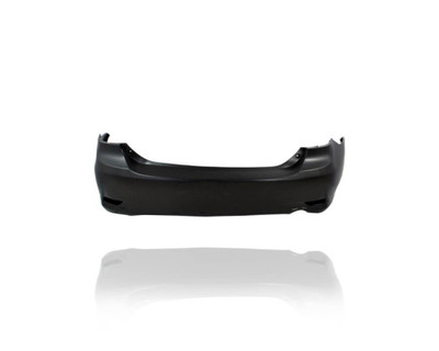 Bumper Cover - Compatible/Replacement for '11-13 Toyota Corolla S/XRS - Rear, Primed With Spoiler Hole - 5215902978