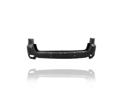 Bumper Cover - Compatible/Replacement for '14-15 Jeep Grand Cherokee - Rear, Primed With Rear/Blind Spot Sensor Hole - 68214368AC CAPA