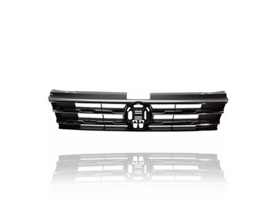 Grille - Compatible/Replacement for '18-21 VW Volkswagen Tiguan SE - Main Upper Black Frame Chrome Trim Insert With Sensor Hole - 5NN853651DZLL Grille - Compatible/Replacement for '18-21 VW Volkswagen Tiguan SE - Main Upper Black Frame Chrome Trim Insert With Sensor Hole - 5NN853651DZLL