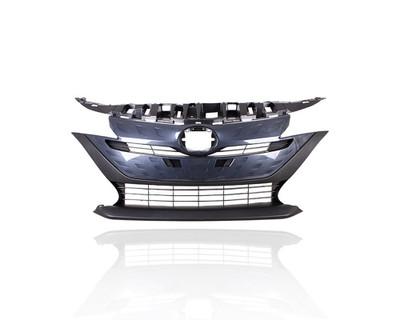 Grille - Compatible/Replacement for '17-20 Toyota Prius Prime Plus/Premium/LE/XLE - Gray Frame Insert Without Sensor Hole - 5310147041 CAPA Grille - Compatible/Replacement for '17-20 Toyota Prius Prime Plus/Premium/LE/XLE - Gray Frame Insert Without Sensor Hole - 5310147041 CAPA
