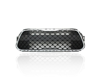 Grille - Compatible/Replacement for '20-22 Kia Soul LX/S - Front Lower Center, Silver Black Without Fog Lamp Hole - 86530K0000 Grille - Compatible/Replacement for '20-22 Kia Soul LX/S - Front Lower Center, Silver Black Without Fog Lamp Hole - 86530K0000