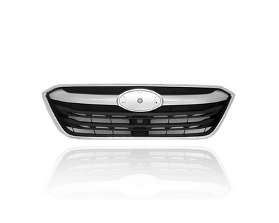 Grille - Compatible/Replacement for '20-22 Subaru Outback Base/Premium/Limited/Touring/2.5L - Main Upper, Chrome Frame Black Insert - 91121AN06A CAPA
