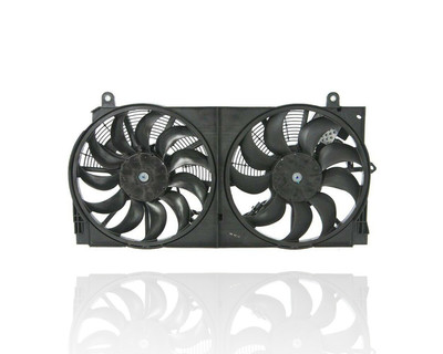 Engine Cooling Fan Assembly - Compatible/Replacement for '13-17 Nissan Leaf SL/SV, 18-23 With High Output Heater - 214815SA0B