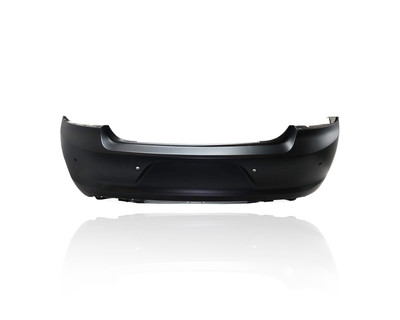 Bumper Cover - Compatible/Replacement for '15-23 Dodge Charger SE/SXT, 15-18 RT Racetrack - Rear, Primed With Sensor Hole, 5RK98TZZAD