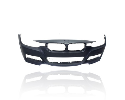 Bumper Cover - Compatible/Replacement for '12-19 BMW 3-Series/M-Sport - Front, Primed Without Sensor/Headlight Washer/Camera Hole, 51118067951 Bumper Cover - Compatible/Replacement for '12-19 BMW 3-Series/M-Sport - Front, Primed Without Sensor/Headlight Washer/Camera Hole, 51118067951