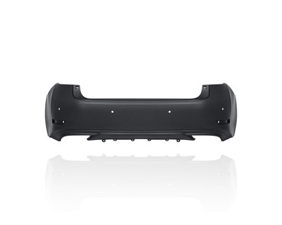 Bumper Cover - Compatible/Replacement for '16-18 Lexus ES350 - Rear, Primed With Sensor Hole, 521590A905