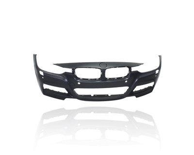 Bumper Cover - Compatible/Replacement for '12-19 BMW 3-Series/M-Sport - Front, Primed With 4-Sensor/Headlight Washer Hole, Without Camera Hole, 51118067956 Bumper Cover - Compatible/Replacement for '12-19 BMW 3-Series/M-Sport - Front, Primed With 4-Sensor/Headlight Washer Hole, Without Camera Hole, 51118067956