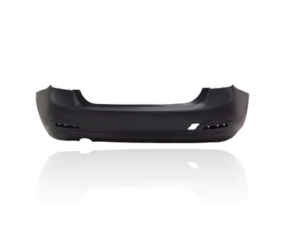 Bumper Cover - Compatible/Replacement for '16-18 BMW 320i/328d Sedan Base - Rear, Primed Without Trim Molding Hole, 51127384597 Bumper Cover - Compatible/Replacement for '16-18 BMW 320i/328d Sedan Base - Rear, Primed Without Trim Molding Hole, 51127384597