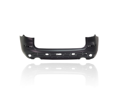Bumper Cover - Compatible/Replacement for '18-21 BMW X3 Base - Rear, Primed Without Sensor/Chrome Trim/Tow Hitch Hole, 51127488222 Bumper Cover - Compatible/Replacement for '18-21 BMW X3 Base - Rear, Primed Without Sensor/Chrome Trim/Tow Hitch Hole, 51127488222