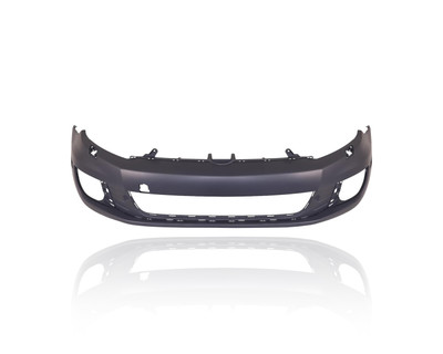 Bumper Cover - Compatible/Replacement for '10-14 VW Volkswagen GTI - Front, Primed With Headlight Washer Hole, Without Sensor Hole, 5K0807217CFGRU, CAPA Bumper Cover - Compatible/Replacement for '10-14 VW Volkswagen GTI - Front, Primed With Headlight Washer Hole, Without Sensor Hole, 5K0807217CFGRU, CAPA