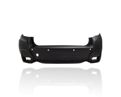 Bumper Cover - Compatible/Replacement for '18-23 Subaru Crosstrek/Hybrid Premium/Sport/Limited - Rear, Primed With Sensor Hole, 57792FL22A