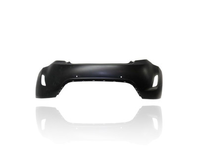 Bumper Cover - Compatible/Replacement for '12-17 Hyundai Veloster Base/Value 1.6L - Rear, Primed With Sensor Hole, 866112V010, CAPA