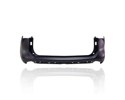Bumper Cover - Compatible/Replacement for '20-24 Toyota Highlander/Hybrid L/LE/XLE/XSE - Rear, Primed Without Sensor Hole, 521590E922, CAPA