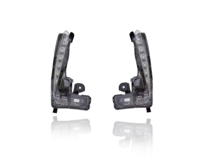 Fog Light Assembly For 17-19 Toy Corolla-SE/XSE - Daytime Running Lamp Vertical-Type - Pair, Left Driver + Right Passenger Set - CAPA - 8143002030, 8144002030 Fog Light Assembly For 17-19 Toy Corolla-SE/XSE - Daytime Running Lamp Vertical-Type - Pair, Left Driver + Right Passenger Set - CAPA - 8143002030, 8144002030