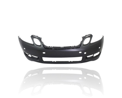 Bumper Cover - Compatible/Replacement for '06-07 Lexus GS300/350/430/460 - Front, Primed With Sensor Hole, Without Headlight Washer Hole, 5211930962